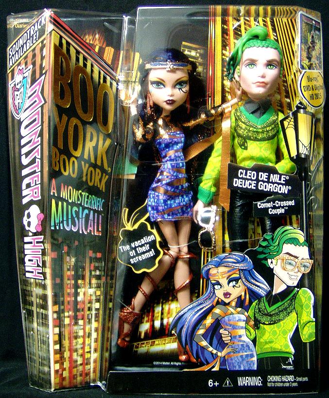 monster high boo york cleo de nile and deuce gorgon